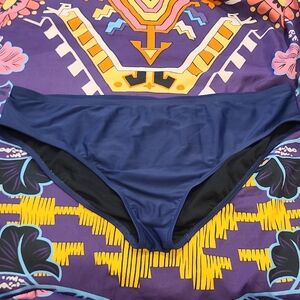 Navy Blue Women's Swim Bottom